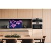 DIMEX | Dibond doska za kuchynskú linku | DBW-08060-191 Fialové záhradné osvetlenie | 80 x 60 cm + Dibond obkladová doska Dimex do kuchyne Fialové záhradné osvetlenie v rozmere 80 x 60 cm