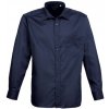 Premier Workwear Pánska košeľa s dlhým rukávom PR200 Navy -ca. Pantone 2766 42 (16H)