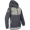 Unuo Unuo, Detská softshellová bunda bez zateplenia Basic, Tm. Šedá, Bágre Veľkosť: 92/98