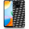 Picasee silikónový čierny obal pre Xiaomi Redmi 10C - Separ - White On Black 2
