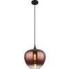 Luster Globo 15548H1G MAXY E27 60 W čierny/sklo meď