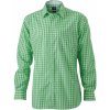 James & Nicholson košeľa kockovaná 617 zelená-biela