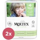 MOLTEX 2x Pure&Nature 4 Maxi 7-18 kg 29 ks