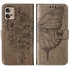 VSETKONAMOBIL 54204 ART BUTTERFLY Peňaženkový kryt Motorola Moto G32 šedý