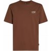 Pánske tričko O'Neill, ORIGINAL CALI LOGO hnedá,biela M