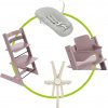 Akčný set STOKKE Tripp Trapp stolička Heather Mauve + Baby set + novorodenecká sada + pásy