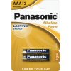 PANASONIC AAA/mikroodolná alkalická batéria 1,5 V (2ks)