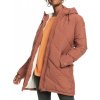 Hnedo/ružový dámsky zimný kabát Roxy Better Weather XXL