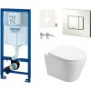 Cenovo zvýhodnený závesný WC set Grohe do ľahkých stien / predstenová montáž + WC SAT Infinitio SIKOGRSIN2S