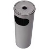Popolník a odpadkový kôš stojan vonkajšie nerez 58 cm
