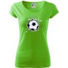 Futbalová lopta v triku - Dámske tričko Pure - L ( Apple Green )