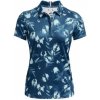 Dámske golfové tričko Under Armour Zinger Blur S Navy Modrá