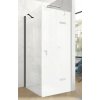 Hüppe Astra - Walk-in/Bočná stena pre krídlové dvere s pevným segmentom 900x2000 mm pre 4-uholník, profil Black Edition, číre sklo s Anti-Plaque PX0203.123.322