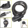 KELTIN K02303 Zámek na jízdní kolo, lanový, 12x800mm, zamykání na klíč