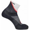 Bežecké ponožky Salomon Pulse Ankle - icicle/nine iron/neon flame