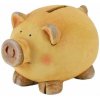 Pokladnička hlinená prasiatko-Stafil