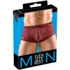 Pánske boxerky Svenjoyment čipkované červené XL - elastické, priedušné