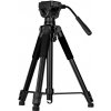 D-900S Profesionálny statív pre mobilný telefón a fotoaparát, čierny 169 cm