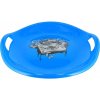 BABY MIX Sánkovací tanier 60 cm Snowflake MUSIC modrý 60x8 modrá