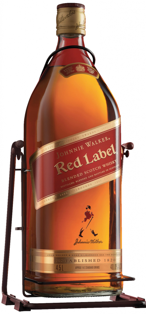Johnnie Walker Red Label 40% 3 l (čistá fľaša)
