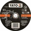 Řezný kotouč na kov 125 x 1,2 x 22 mm YATO YT-5923