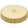Drevené podložky okrúhle 18-23cm - rezané kmene 2ks