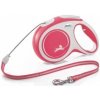 Flexi New COMFORT lanko M 8m/20 kg červená Flexi