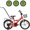 Bicykel Miravo Vikas czerwono-szary 16