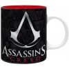 AbyStyle hrnček Assassin's Creed Crest Black & Red 320 ml