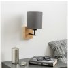 Brilagi | Brilagi - Nástenná lampa NUBILA WOOD 1xE27/25W/230V dub/antracit | BG1561G