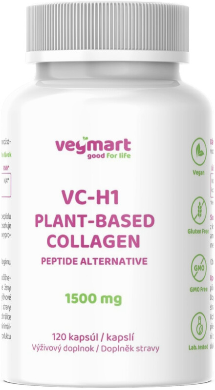 Vegmart Rastlinná alternatíva kolagénu VC-H1 1500 mg, 120 kapsúl