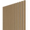 Wall Concept akustický panel Dub eterna, biely filc + MDF, 2750 x 604 x 21 mm 1,66m²