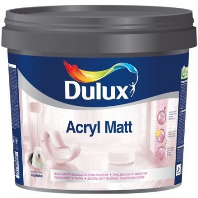 Dulux Acryl Matt, biela oteruvzdorná farba 19l