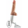 Blush Dr. Skin Silicone Dr. Hammer 7 Inch Thrusting Dildo with Handle Beige