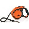 Vodítko Flexi Xtreme L pásik 5 m/65 kg oranžové
