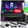 AUTORÁDIO 1 DIN 7'' 4G SIM CARPLAY WIFI RDS VÝSUVNÝ DISPLEJ 6/128 GB