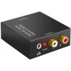 Audio prevodník RCA+3,5mm /konvertor digitálneho zvuku na analógový/