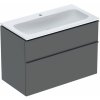 Geberit iCon umývadlo so skrinkou 90 cm antracitová 502.333.JK.1