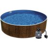 Bazén AZURO WOOD 5,5 x 1,2m + piesková filtrácia 7m3/hod