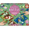 EDUCA Puzzle bitva Pohádky 16x9 dílků