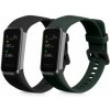 2x Náramok kwmobile Huawei Band 4 černá, zelená