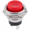 XTREME Tlačidlový spínač 230V PUSH ON 2-pin, červený PRK0019B