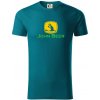 John Beer jeleň s pivom - Tričko z organickej bavlny - 2XL ( Petrolejová )