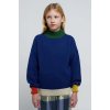 Detský sveter s prímesou vlny Bobo Choses 223AC118 modrá 123/134