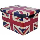 Curver box úložný dekoratívny L BRITISH FLAG