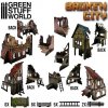 Green Stuff World: Broken City Terrain Set