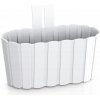 Kvetináč plast biely Prosperplast 27,4 cm x 15 x 20,2 cm