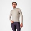CASTELLI Cyklistická zateplená bunda - ESPRESSO AIR - šedá M