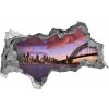 Fototapeta diera na stenu 3D Bridge v meste sidney 95x73 cm