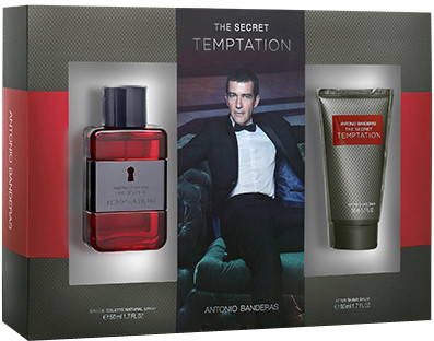 Antonio Banderas The Secret Temptation EDT 50 ml + balzám po holení 50 ml pre mužov darčeková sada